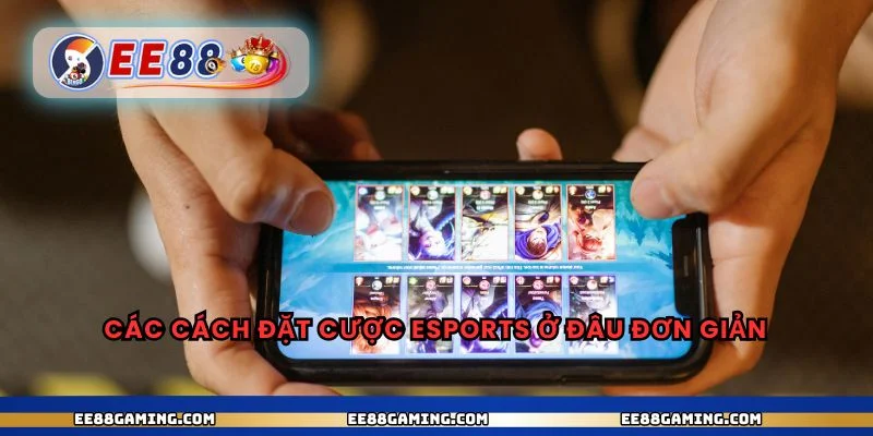 Các cách đặt cược Esports ở đâu đơn giản
