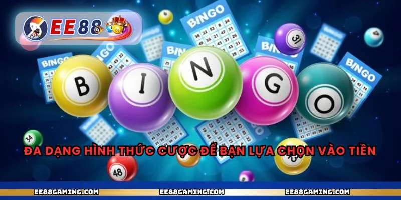 Đa dạng hình thức cược để bạn lựa chọn vào tiền