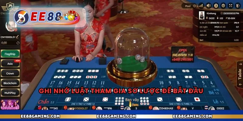 Ghi nhớ luật tham gia sơ lược để bắt đầu