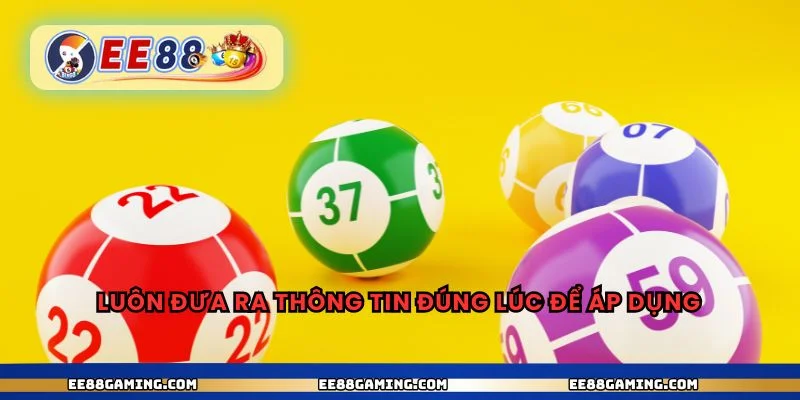 Luôn đưa ra thông tin đúng lúc để áp dụng